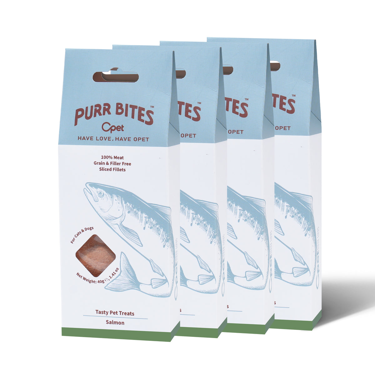OPET Purr Bites Freeze Dried Cat Treats(Salmon, 40g)