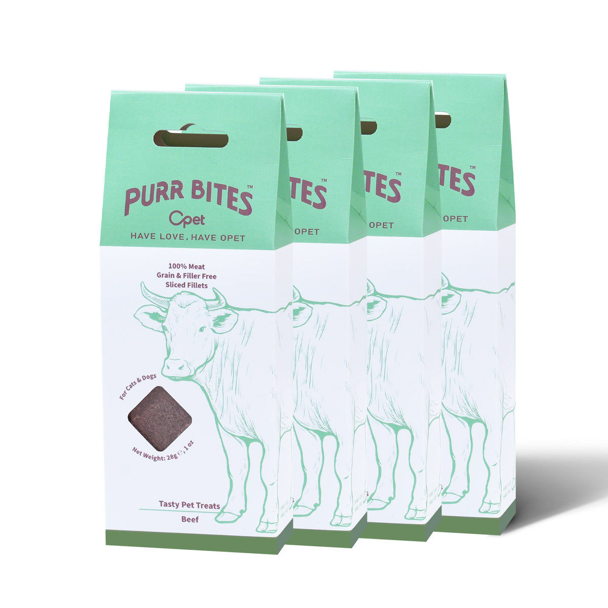 OPET Purr Bites Freeze Dried Cat Treats (Beef, 28 g)