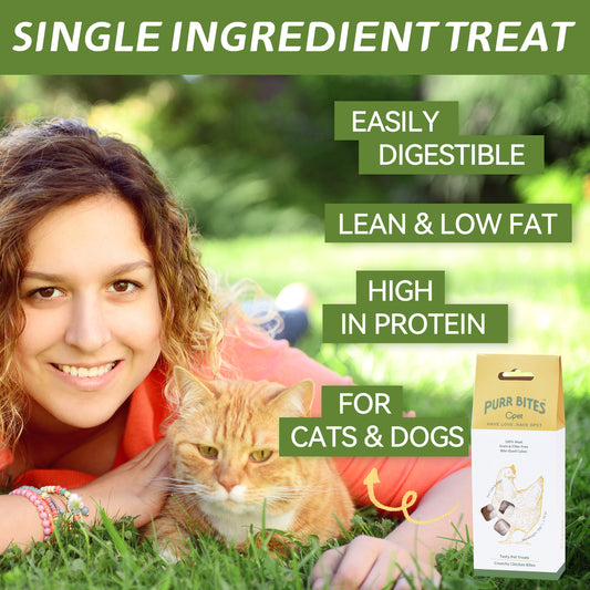 OPET Purr Bites Freeze Dried Cat Treats (Chicken, 50 g)