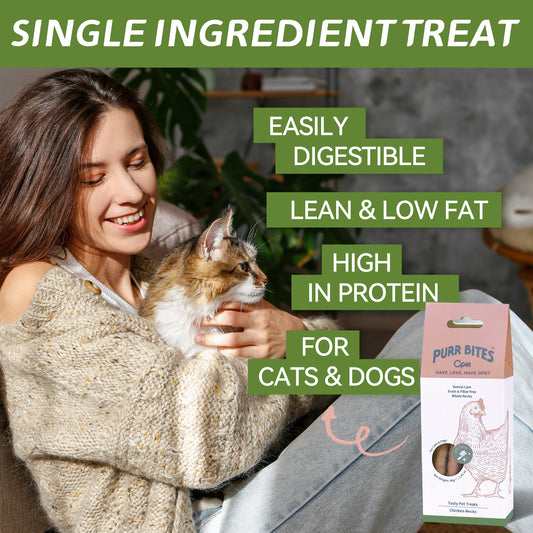 OPET Purr Bites Freeze Dried Cat Treats (Chicken Neck, 40g)