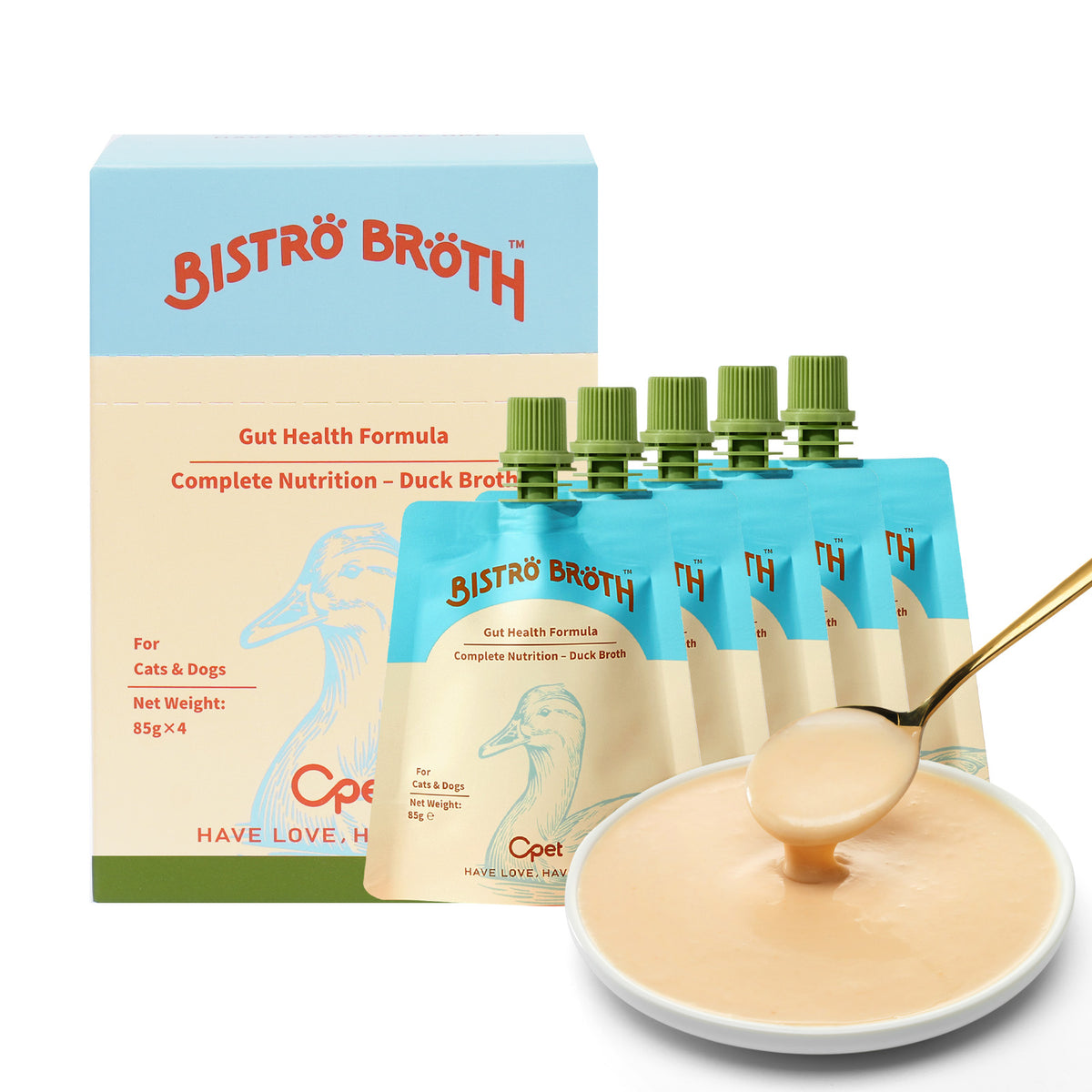 OPET Bistro Broth Cat Food Topper – Hydrating Soup