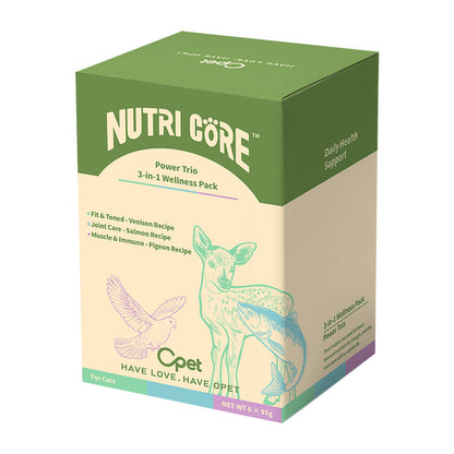 OPET Nutri Core Wet Cat Food Pouches – High Meat, Real Meat Recipe
