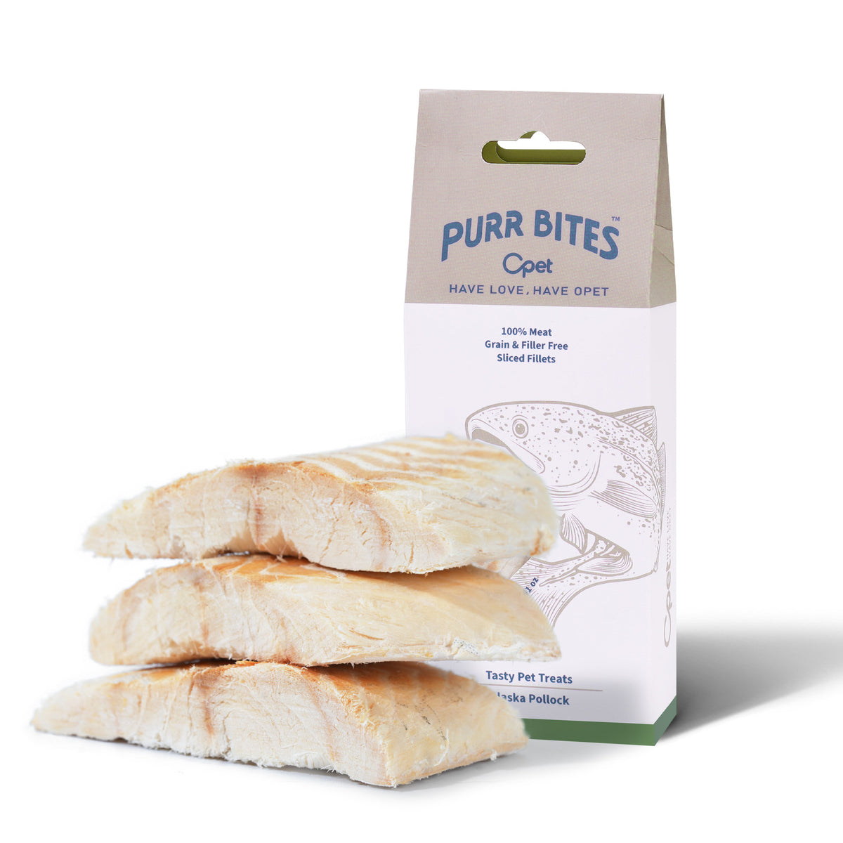 OPET Purr Bites Freeze Dried Cat Treats (Cod, 40g)