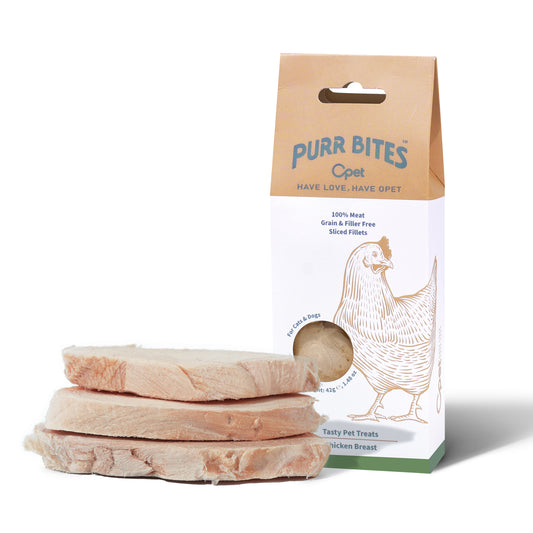 OPET Purr Bites Freeze Dried Cat Treats (Chicken Breast Fillets, 42g)