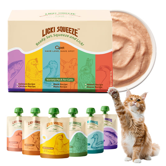 OPET Licki Squeeze Pate Wet Cat Food Lickable Bisque Treats