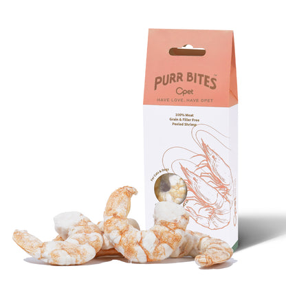 OPET Purr Bites フリーズドライ 猫用おやつ（エビ、12g）