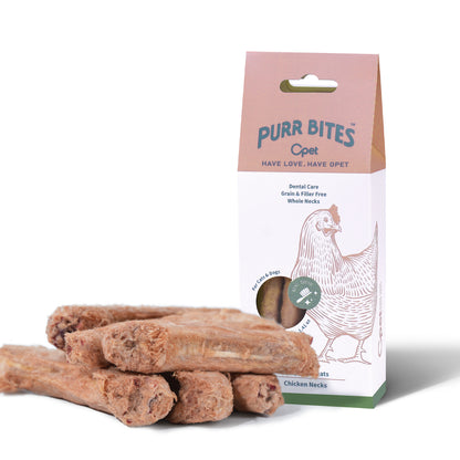 OPET Purr Bites Freeze Dried Cat Treats (Chicken Neck, 40g)