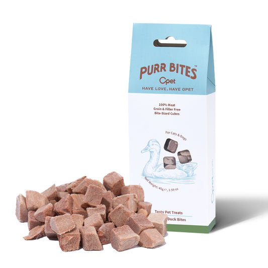 OPET Purr Bites Freeze Dried Cat Treats (Duck, 45g)