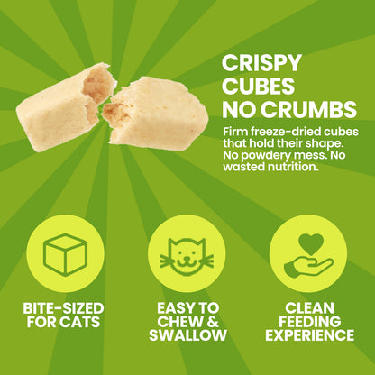 OPET Freeze-Dried Raw Cat Food – Chicken Recipe with Salmon Oil