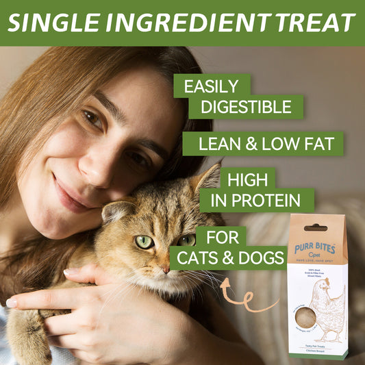 OPET Purr Bites Freeze Dried Cat Treats (Chicken Breast Fillets, 42g)
