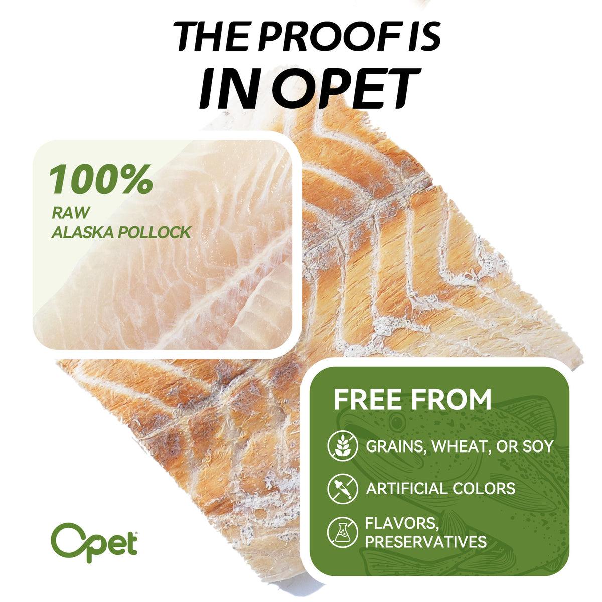 OPET Purr Bites Freeze Dried Cat Treats (Cod, 40g)