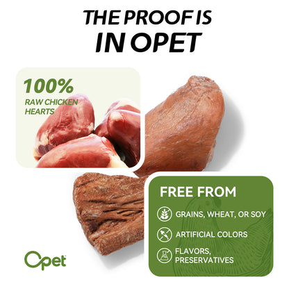 OPET Purr Bites Freeze Dried Cat Treats (Chicken Heart, 40g)