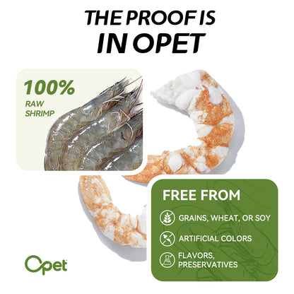 OPET Purr Bites フリーズドライ 猫用おやつ（エビ、12g）