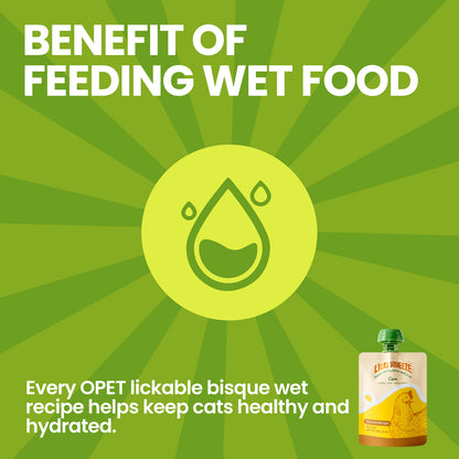 OPET Licki Squeeze Pate Wet Cat Food Lickable Bisque Treats