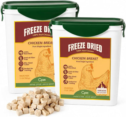 OPET Freeze Dried Chicken Treats for Dogs & Cats