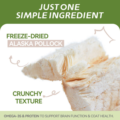OPET Purr Bites Freeze Dried Cat Treats (Cod, 40g)
