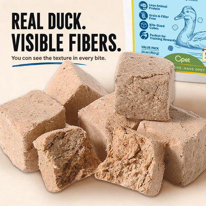 OPET Freeze Dried Duck Treats Treats for Dogs & Cats
