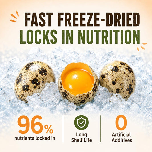 OPET Purr Bites Freeze Dried Cat Treats(Quail Egg Yolk, 2.8g)