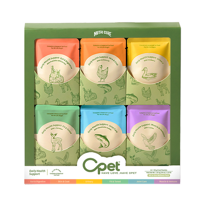 OPET Nutri Core Wet Cat Food Pouches – High Meat, Real Meat Recipe