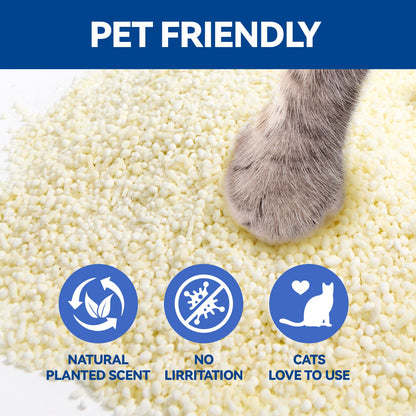 OPET キャッサバ猫砂 植物由来·コーン配合·しっかり固まる·低粉塵 すくいやすい·こびりつきにくい